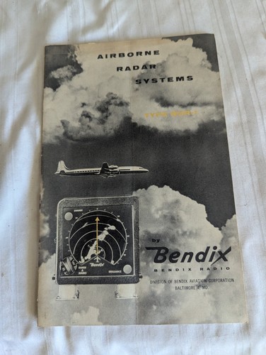 Bendix radio airborne radar - bendix,