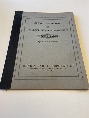 Bendix radio type series - radio,