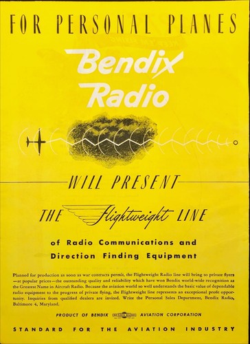 1945 bendix radio - 1945,