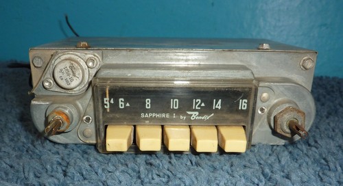Bendix sapphire radio - bendix, am